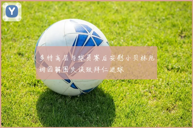 多特高层与球员赛后安慰小贝林厄姆因解围失误致拜仁进球
